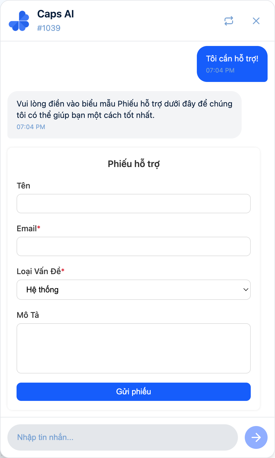 Hỗ trợ Kỹ thuật